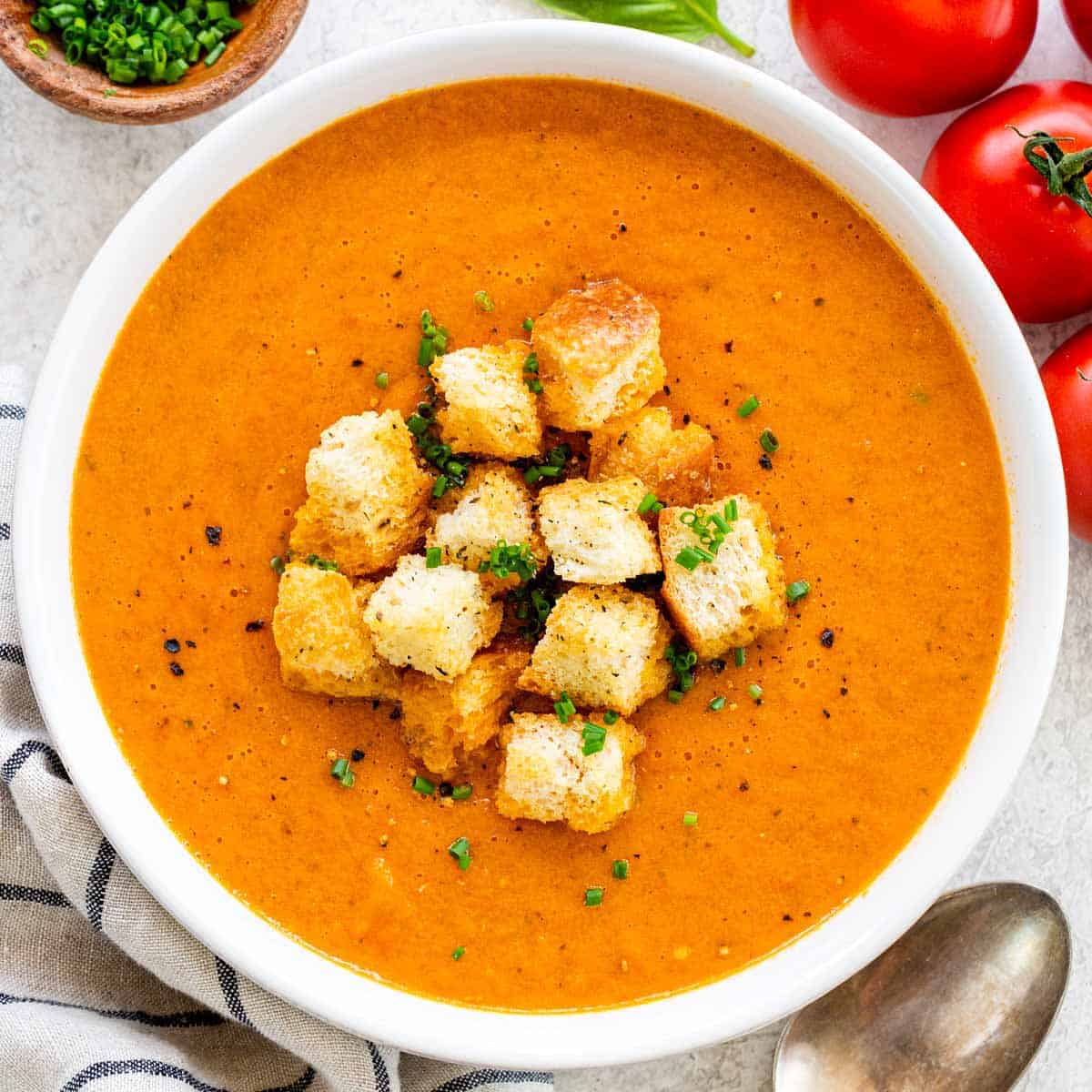 Free & Easy Tomato Basil Soup Recipes